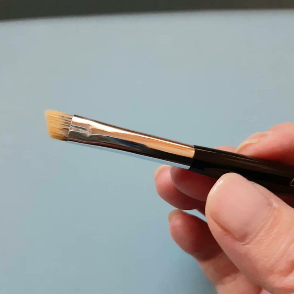 ダブルエンドアイブロウブラシ熊野筆/&be/メイクブラシを使ったクチコミ(2枚目)