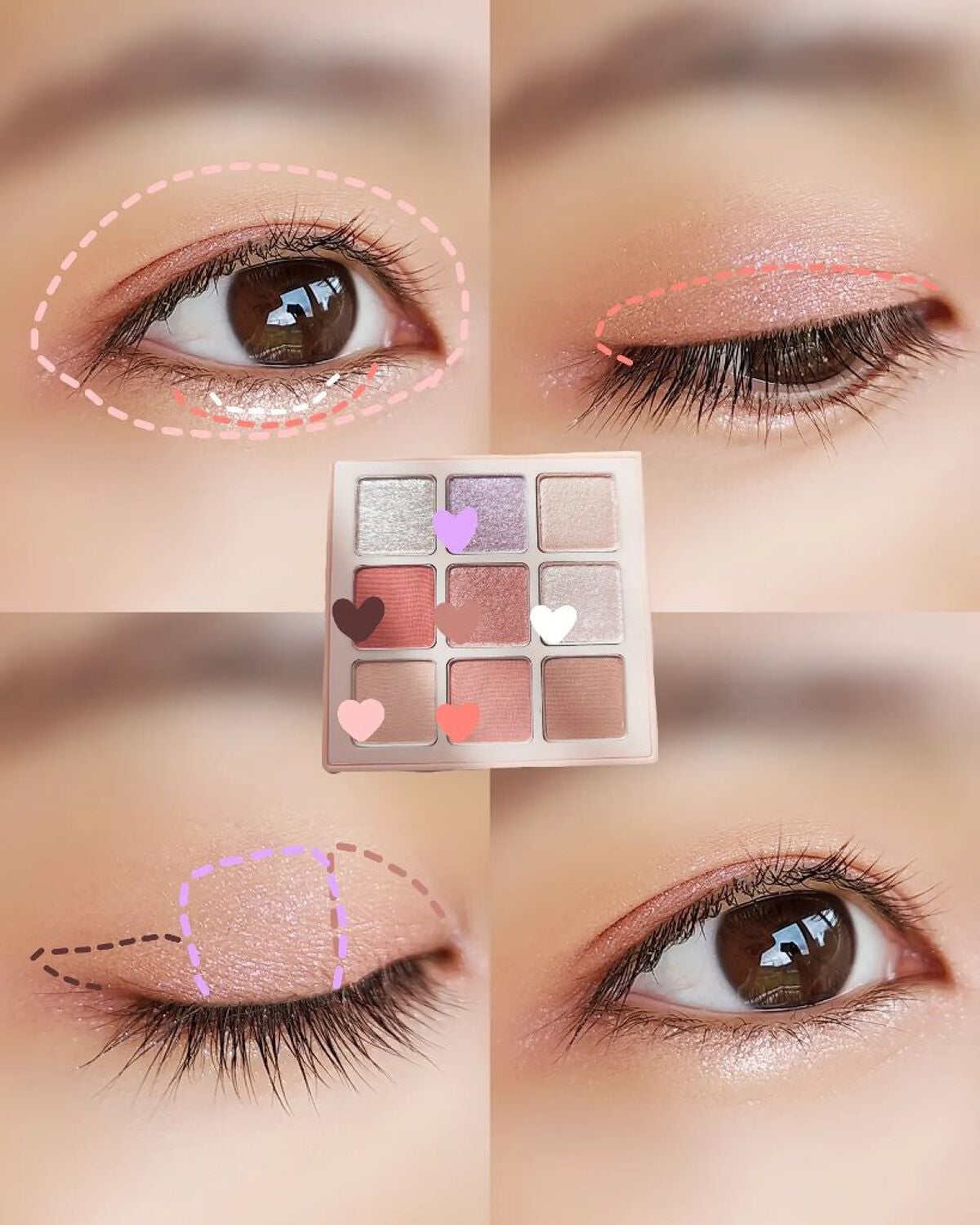 マテリアルカラーパレット/leur charme/アイシャドウパレットを使ったクチコミ(3枚目)