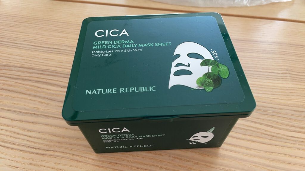 グリーンダーマCICA デイリーシートマスク/ネイチャーリパブリック/シートマスク・パックを使ったクチコミ（2枚目）