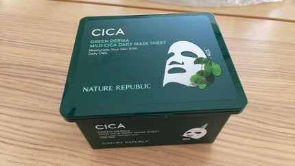 グリーンダーマCICA デイリーシートマスク/ネイチャーリパブリック/シートマスク・パックを使ったクチコミ(1枚目)