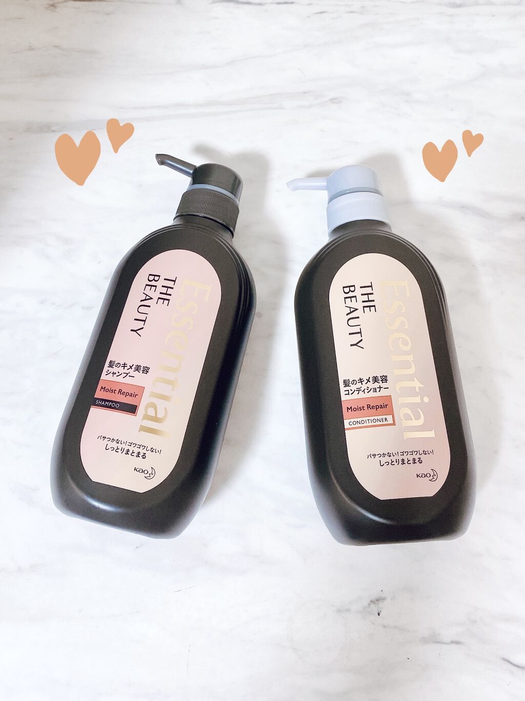 THE BEAUTY 髪のキメ美容シャンプー／コンディショナー＜モイストリペア＞	/エッセンシャル/市販シャンプーを使ったクチコミ（1枚目）