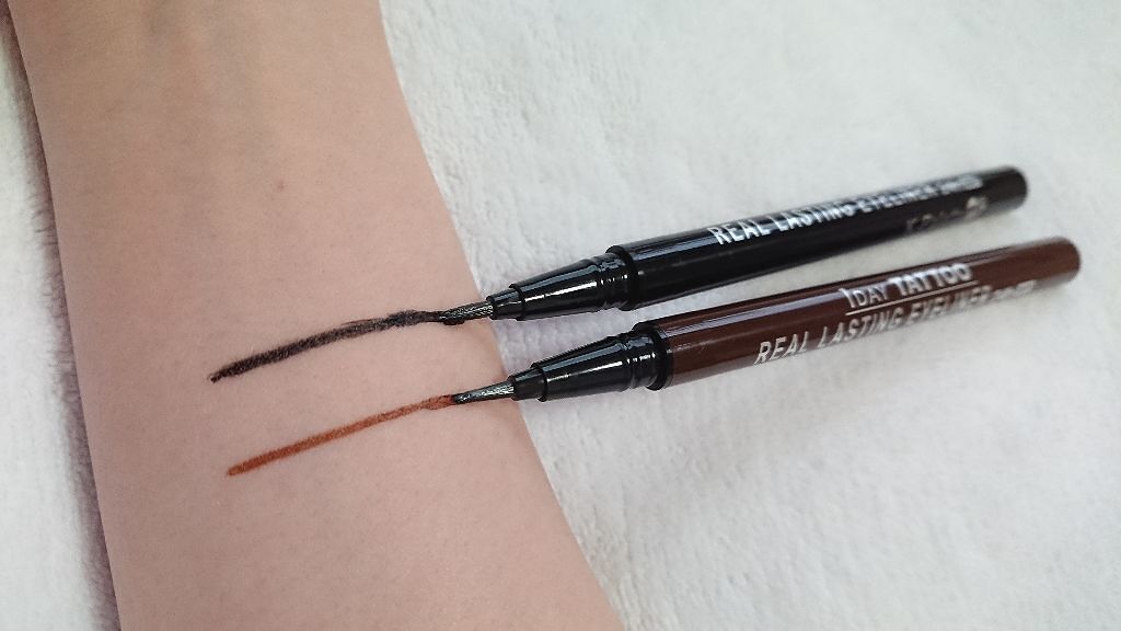 リアルラスティングアイライナー24hWP/K-パレット/リキッドアイライナーを使ったクチコミ(2枚目)