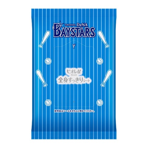全身すっきりシート 横浜DeNAベイスターズデザイン（10枚入り）