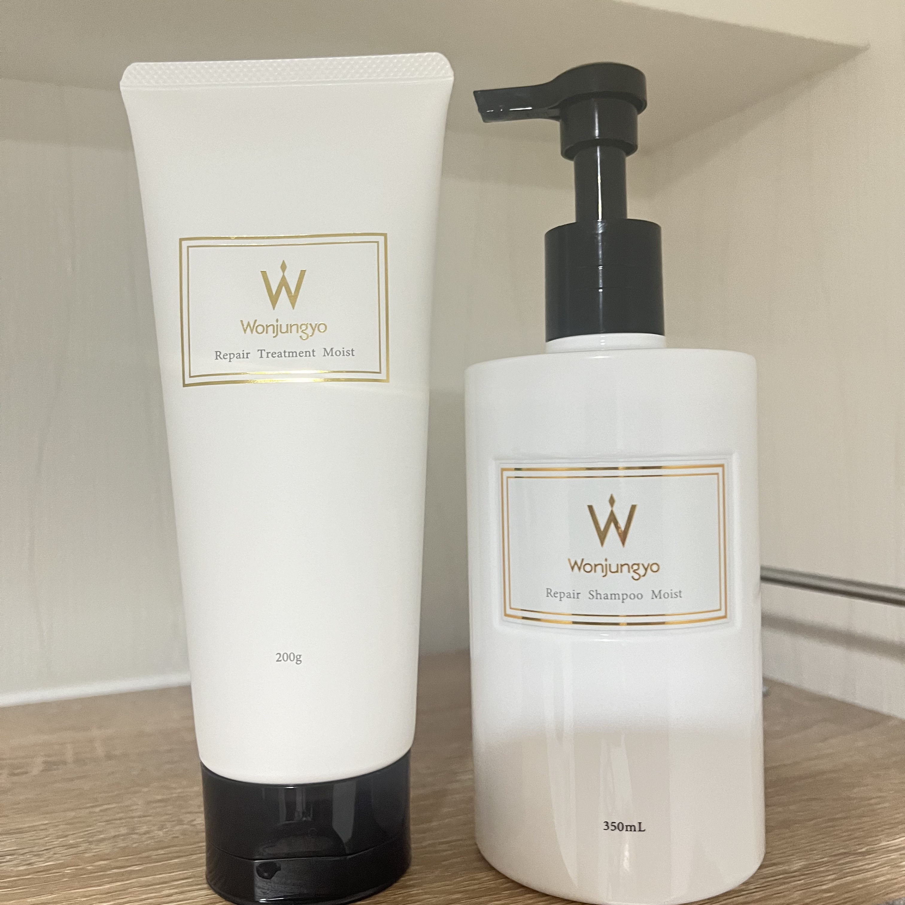 ウォンジョンヨ リペアシャンプー モイスト／リペアトリートメント モイスト/Wonjungyo/市販シャンプーを使ったクチコミ（1枚目）