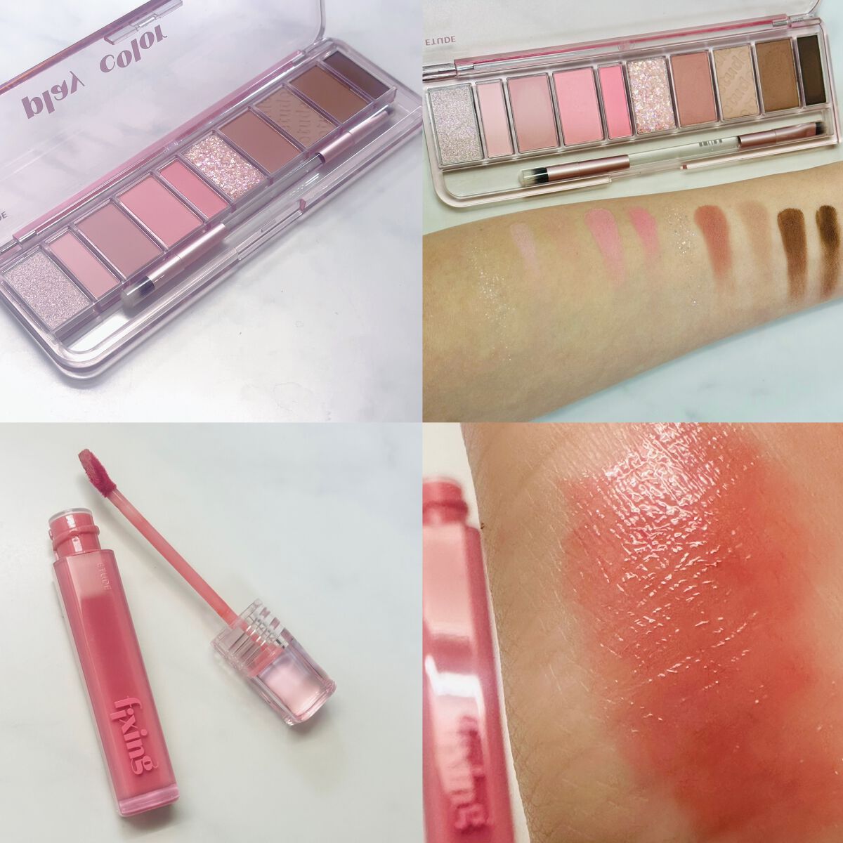 プレイカラー アイシャドウ/ETUDE/アイシャドウパレットを使ったクチコミ（2枚目）