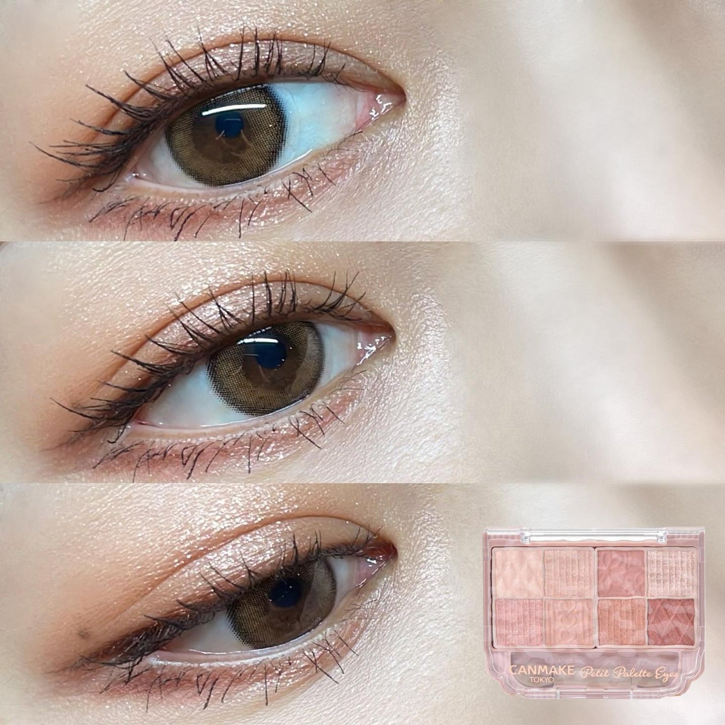 プティパレットアイズ/キャンメイク/パウダーアイシャドウを使ったクチコミ(1枚目)
