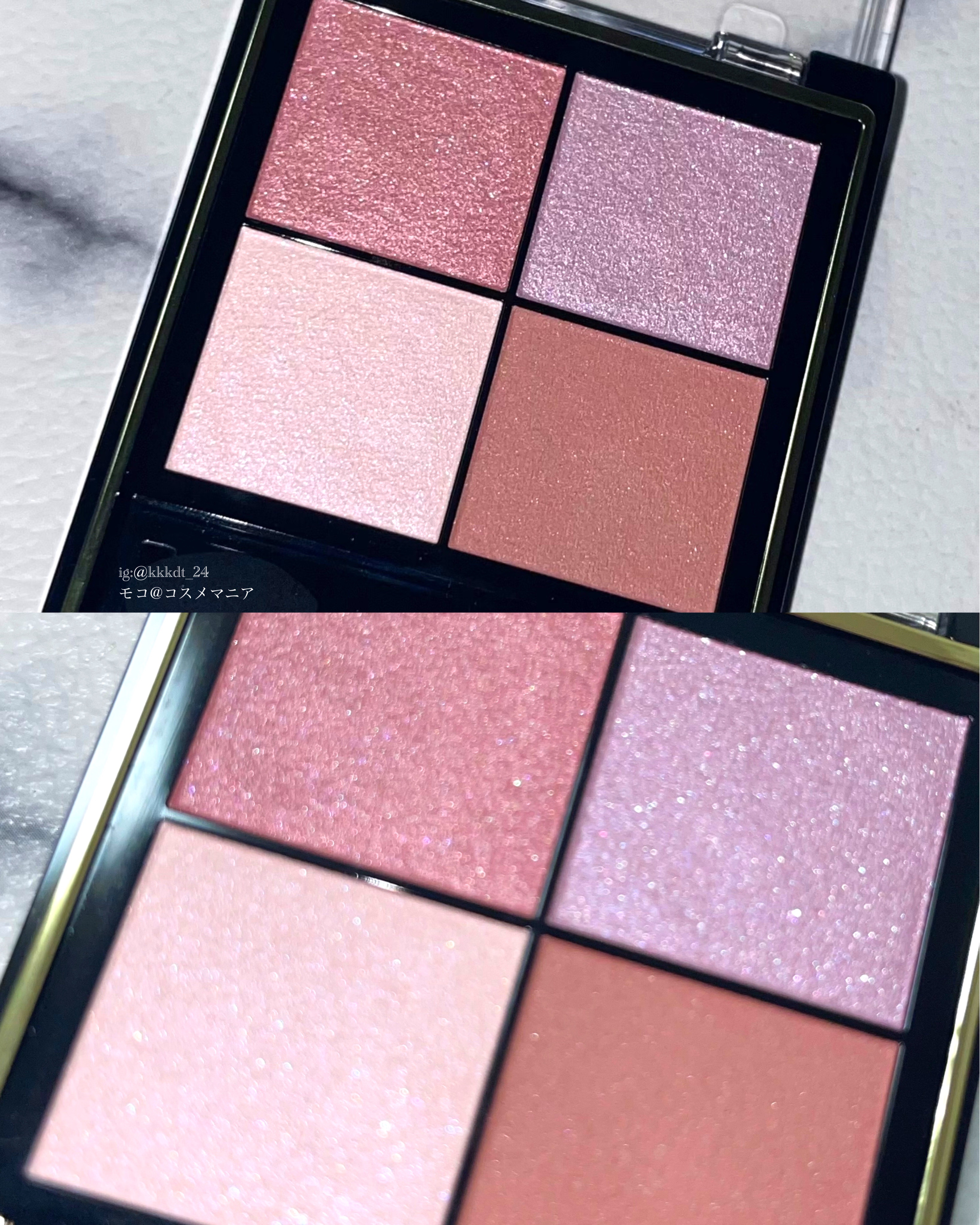 リアルクローズシャドウ/excel/アイシャドウパレットを使ったクチコミ（3枚目）