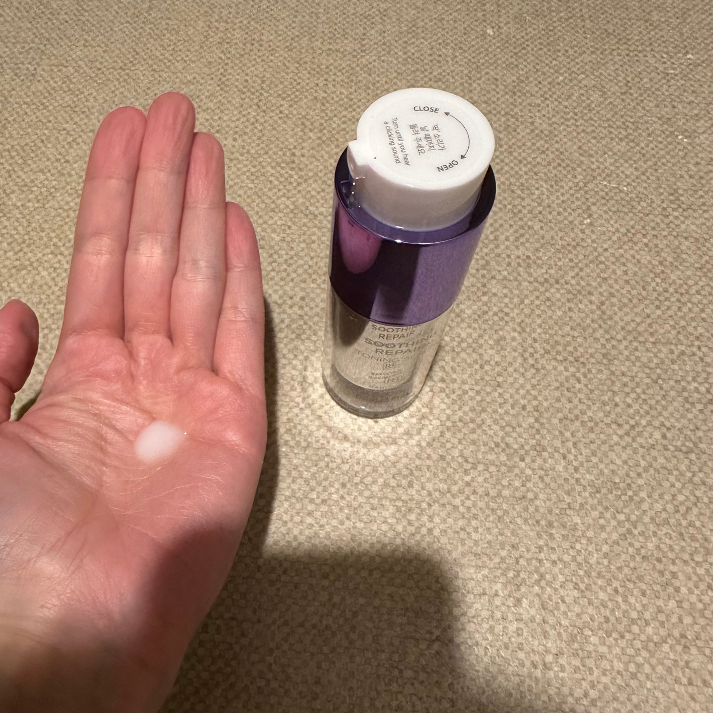 SOOTHING REPAIR TONING SERUM R4/ダーマファーム/美容液を使ったクチコミ(3枚目)