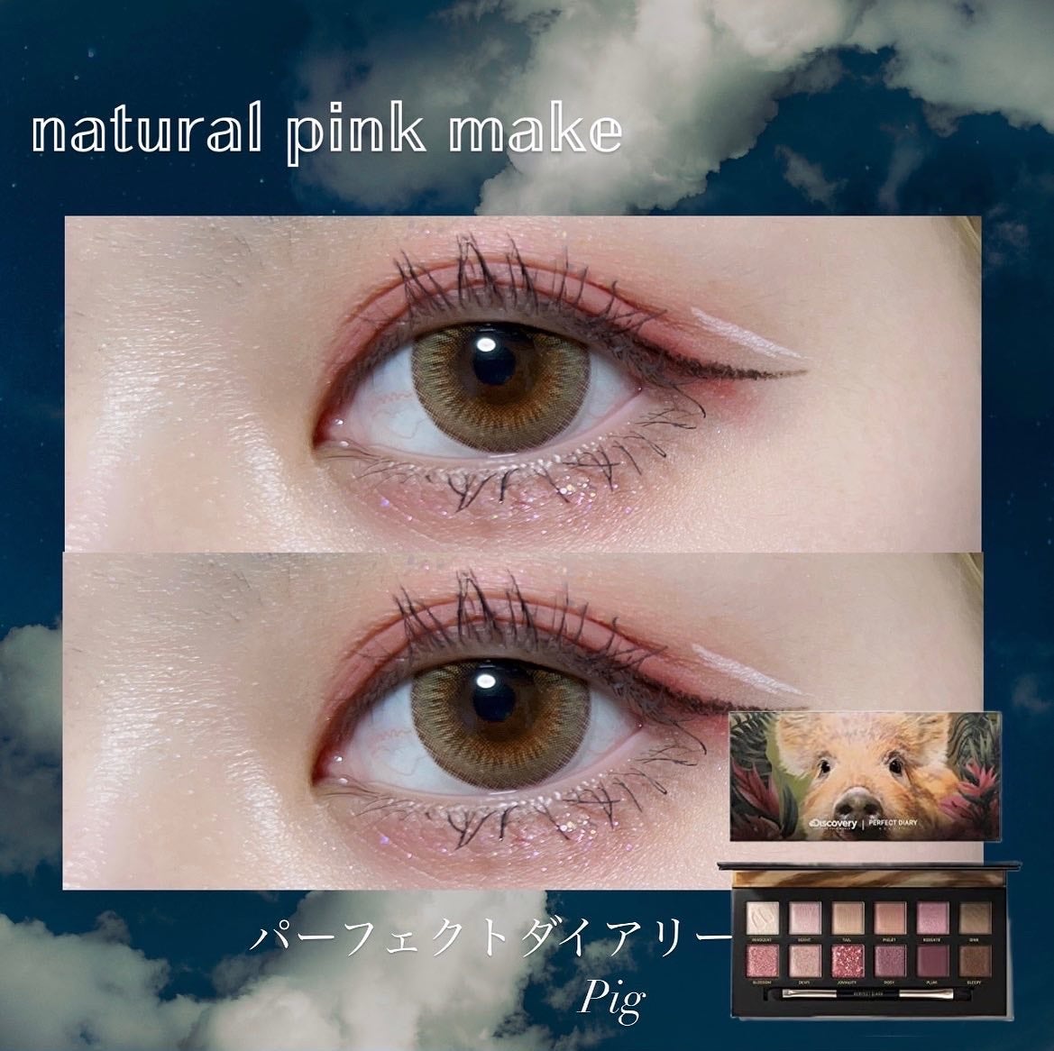 エクスプローラ12色 動物アイシャドウパレット/PERFECT DIARY/アイシャドウパレットを使ったクチコミ(1枚目)