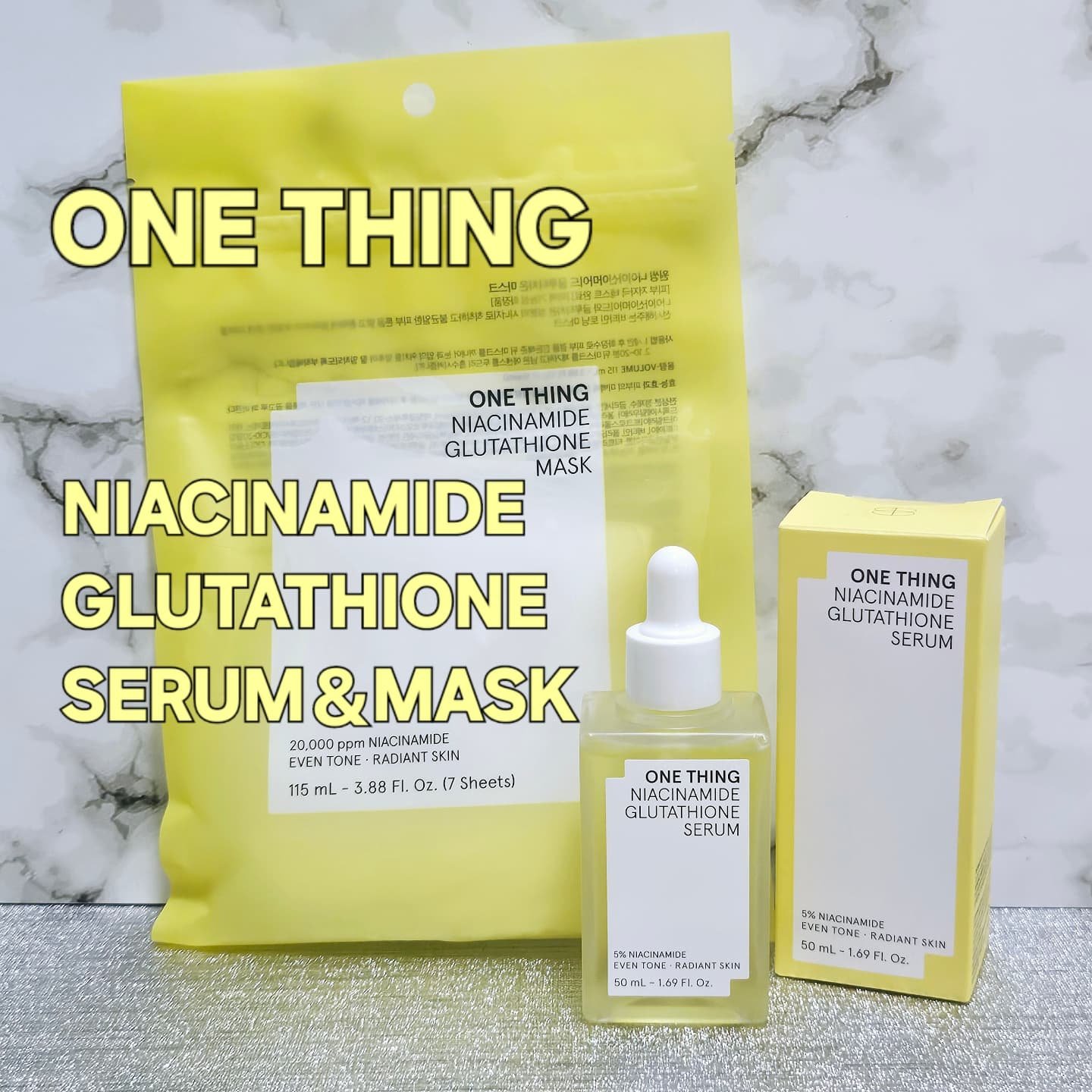 ナイアシンアミドグルタチオンセラム/ONE THING/美容液を使ったクチコミ（1枚目）