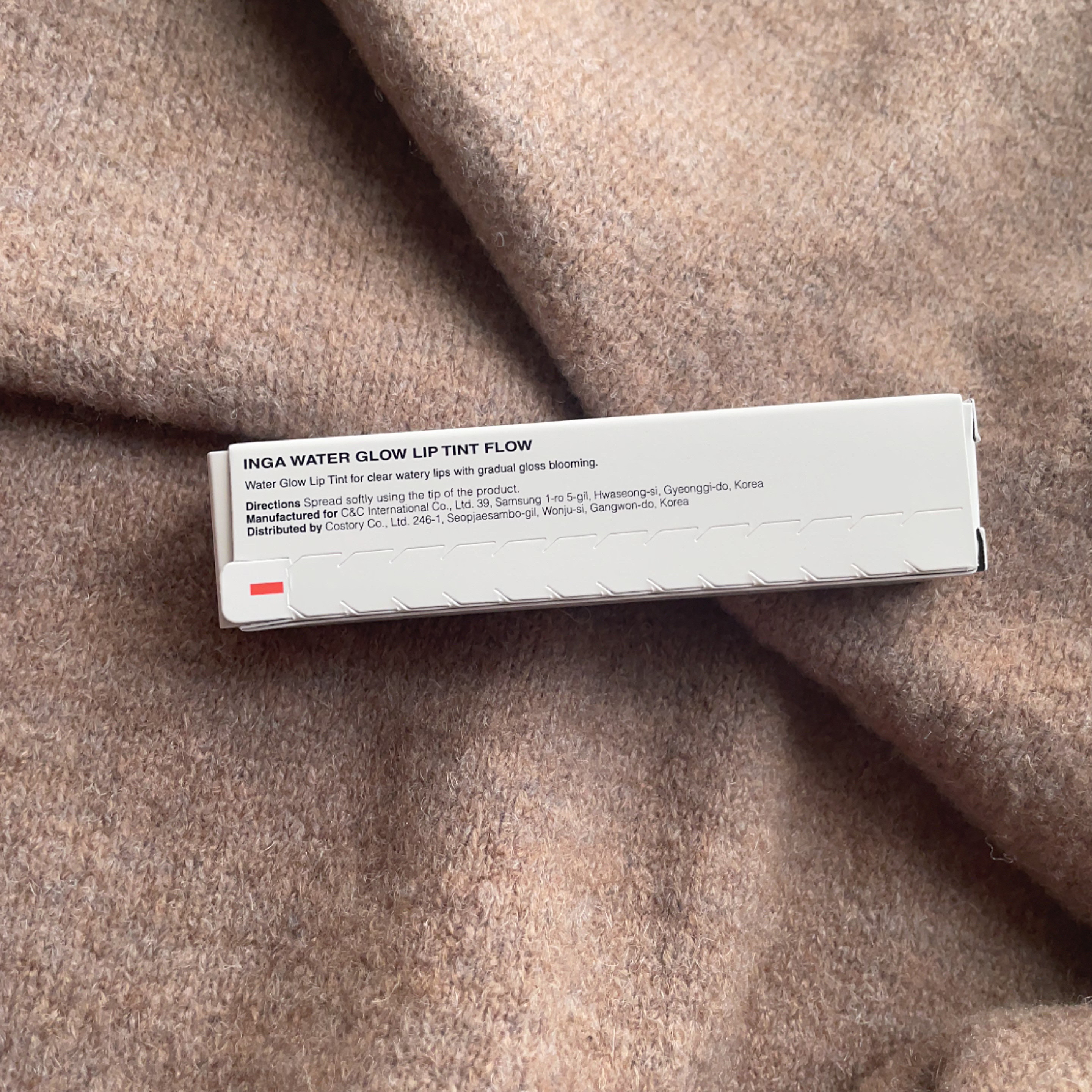 ウォーターグローリップティント フロー/INGA/リップティントを使ったクチコミ（2枚目）