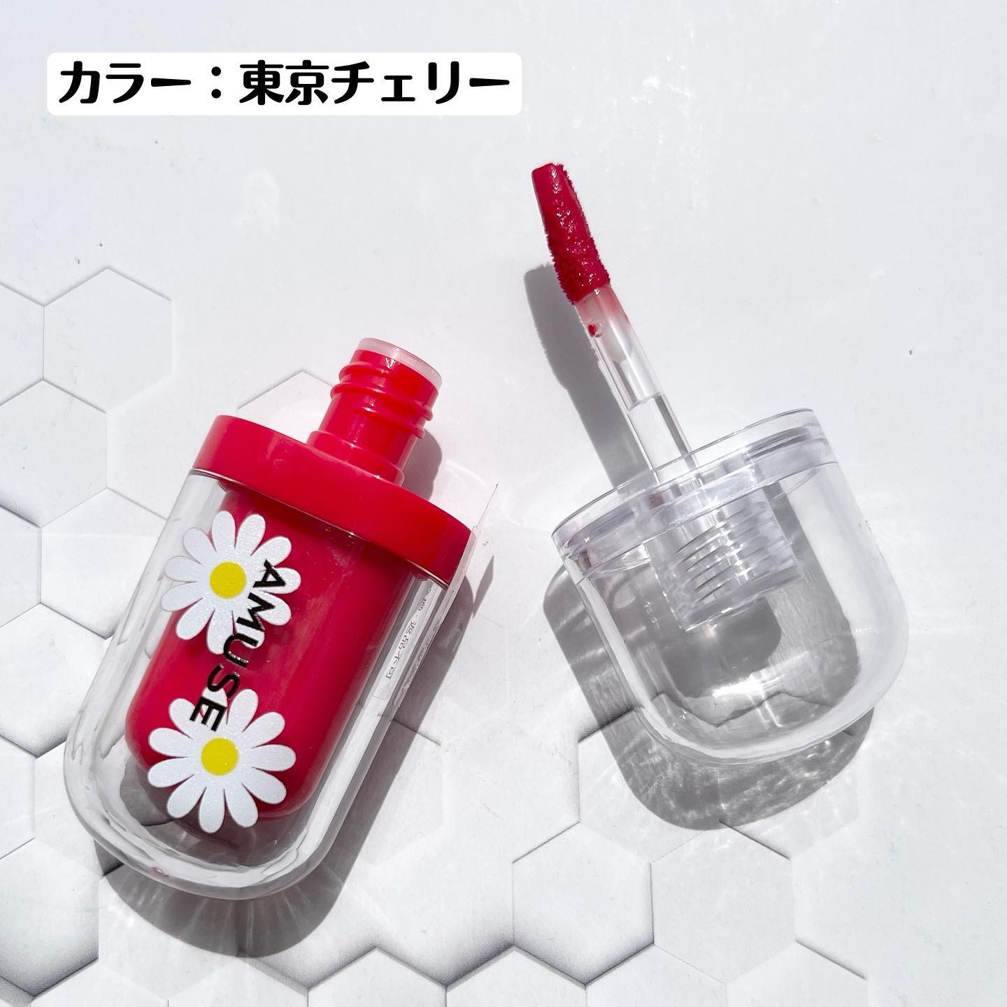 ジェルフィットティント/AMUSE/リップティントを使ったクチコミ（3枚目）