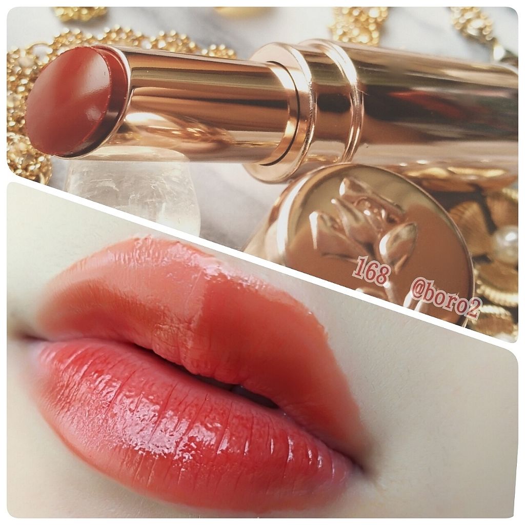 ラプソリュ マドモワゼルシャイン/LANCOME/口紅を使ったクチコミ(2枚目)