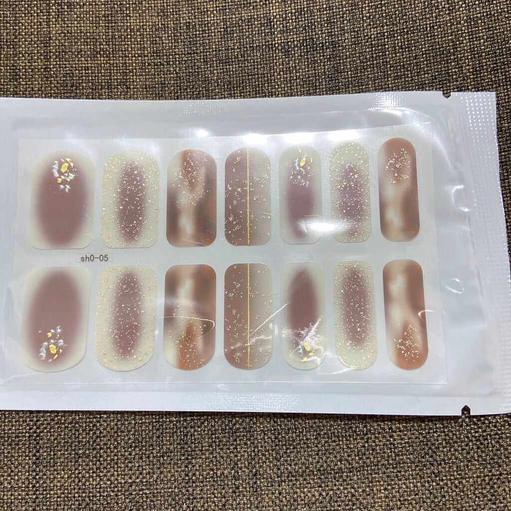 ネイルシール/Qoo10/ネイルシールを使ったクチコミ(8枚目)