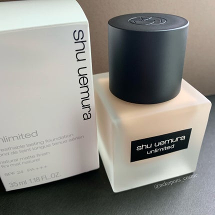 (旧)アンリミテッド ラスティング フルイド/shu uemura/リキッドファンデーションを使ったクチコミ(2枚目)