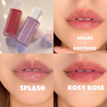 Water Glow Lip Tint 03 ロージーローズ（Rosy Rose）/INGA/口紅を使ったクチコミ（2枚目）