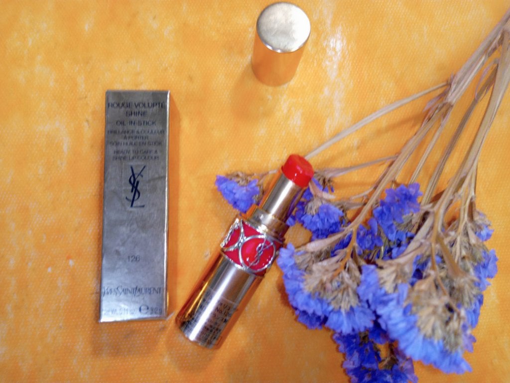 ルージュ ヴォリュプテ シャイン/YVES SAINT LAURENT BEAUTE/口紅を使ったクチコミ(1枚目)