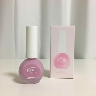 PERIPERA ピュア ブラッシュド リキッドのクチコミ「【韓国コスメ】
peripera
Liquid cheek

リキッドタイプのチークです。
マ.....」（3枚目）