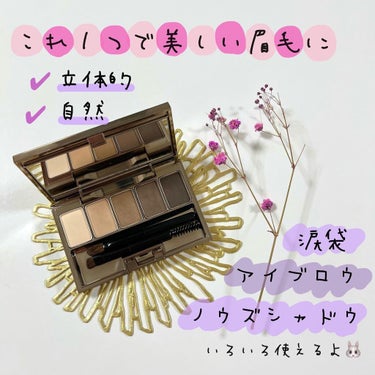 スタイリングアイゾーンコンパクト 01 Natural Brown/LUNASOL/アイシャドウパレットを使ったクチコミ（2枚目）