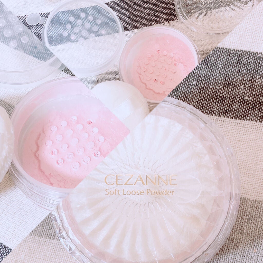 うるふわ仕上げパウダー/CEZANNE/ルースパウダーを使ったクチコミ(2枚目)
