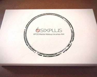 SIXPLUS 大理石柄のメイクブラシ8本セット/SIXPLUS/メイクブラシを使ったクチコミ（1枚目）