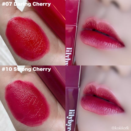 ブラッディライアー コーティングティント/lilybyred/リップティントを使ったクチコミ(6枚目)