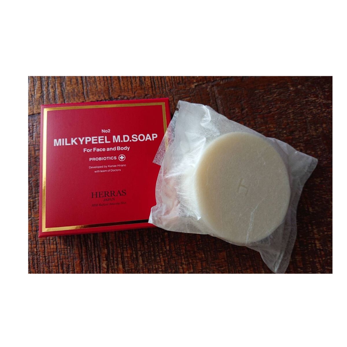 MILKYPEEL M.D.SOAP/KAZUAKI HOTTA COSMETICS/洗顔石鹸を使ったクチコミ（1枚目）