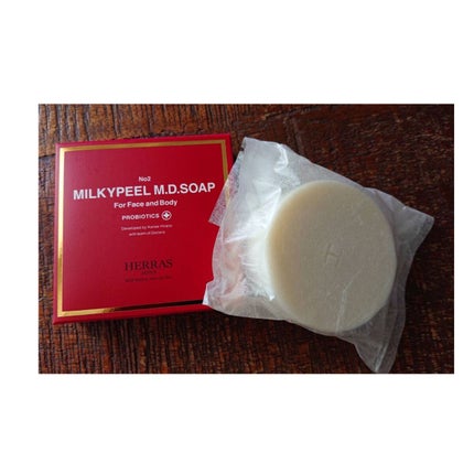 MILKYPEEL M.D.SOAP/KAZUAKI HOTTA COSMETICS/洗顔石鹸を使ったクチコミ(1枚目)