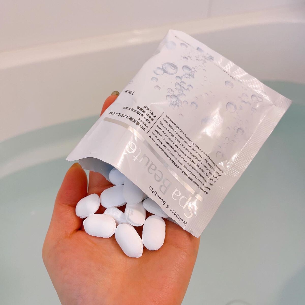 spa beaute/バスクリン/炭酸系入浴剤を使ったクチコミ（3枚目）