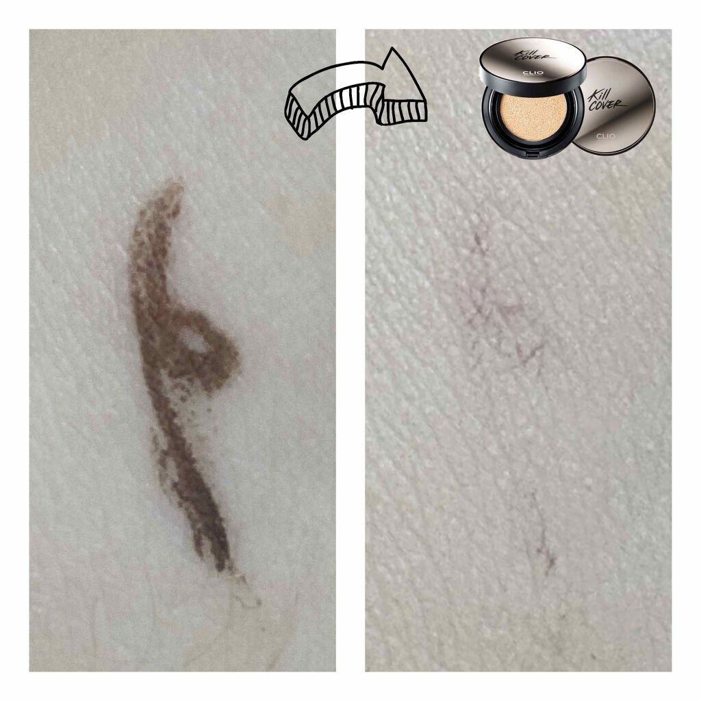 キル カバー ファンウェア クッション エックスピー/CLIO/クッションファンデーションを使ったクチコミ(2枚目)