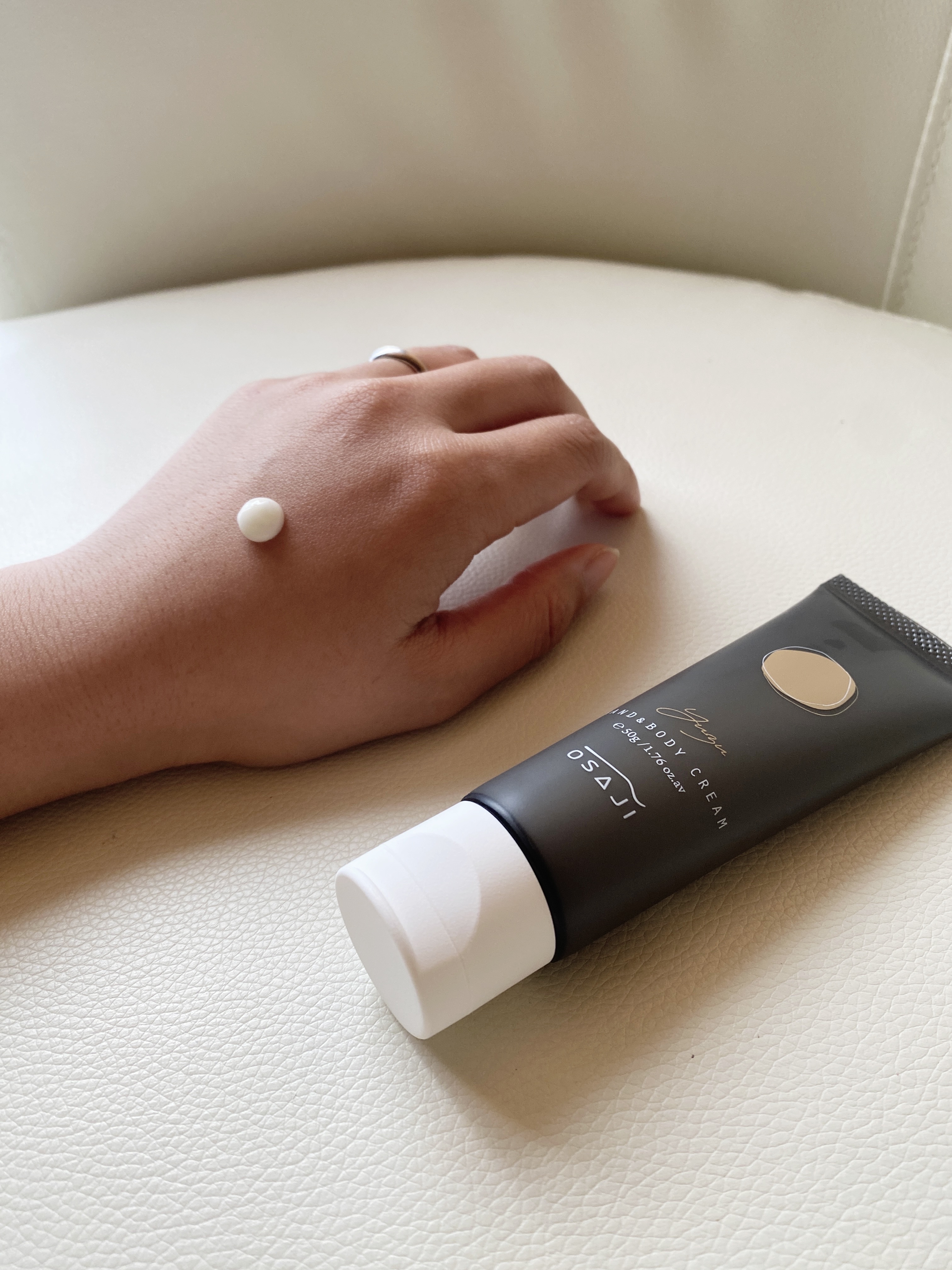 ハンド&ボディ クリーム Yuzu/OSAJI/ボディクリームを使ったクチコミ（1枚目）