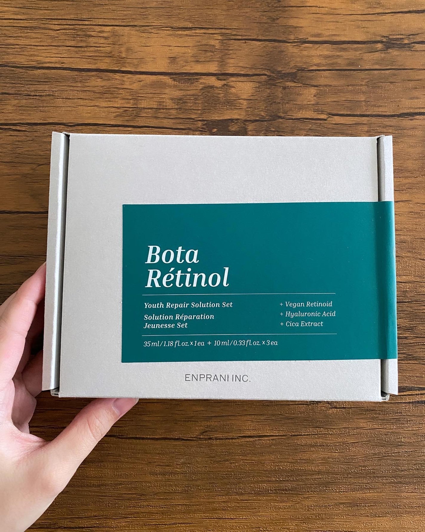 ボタレチノールユースリペアソリューションセット/ENPRANI(韓国)/美容液を使ったクチコミ(2枚目)