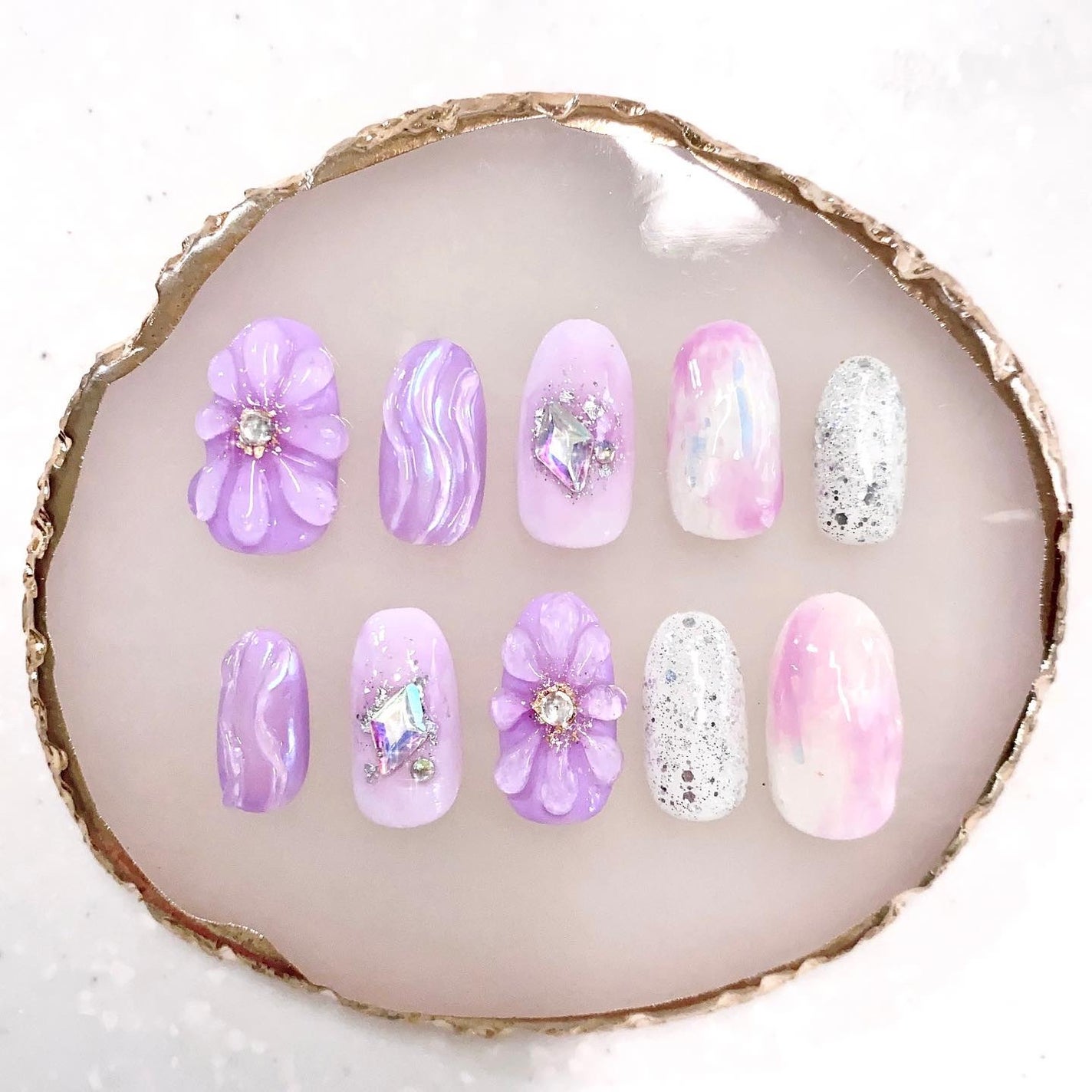 ジェルネイル(ライト対応)/セリア/ジェルネイルを使ったクチコミ(1枚目)