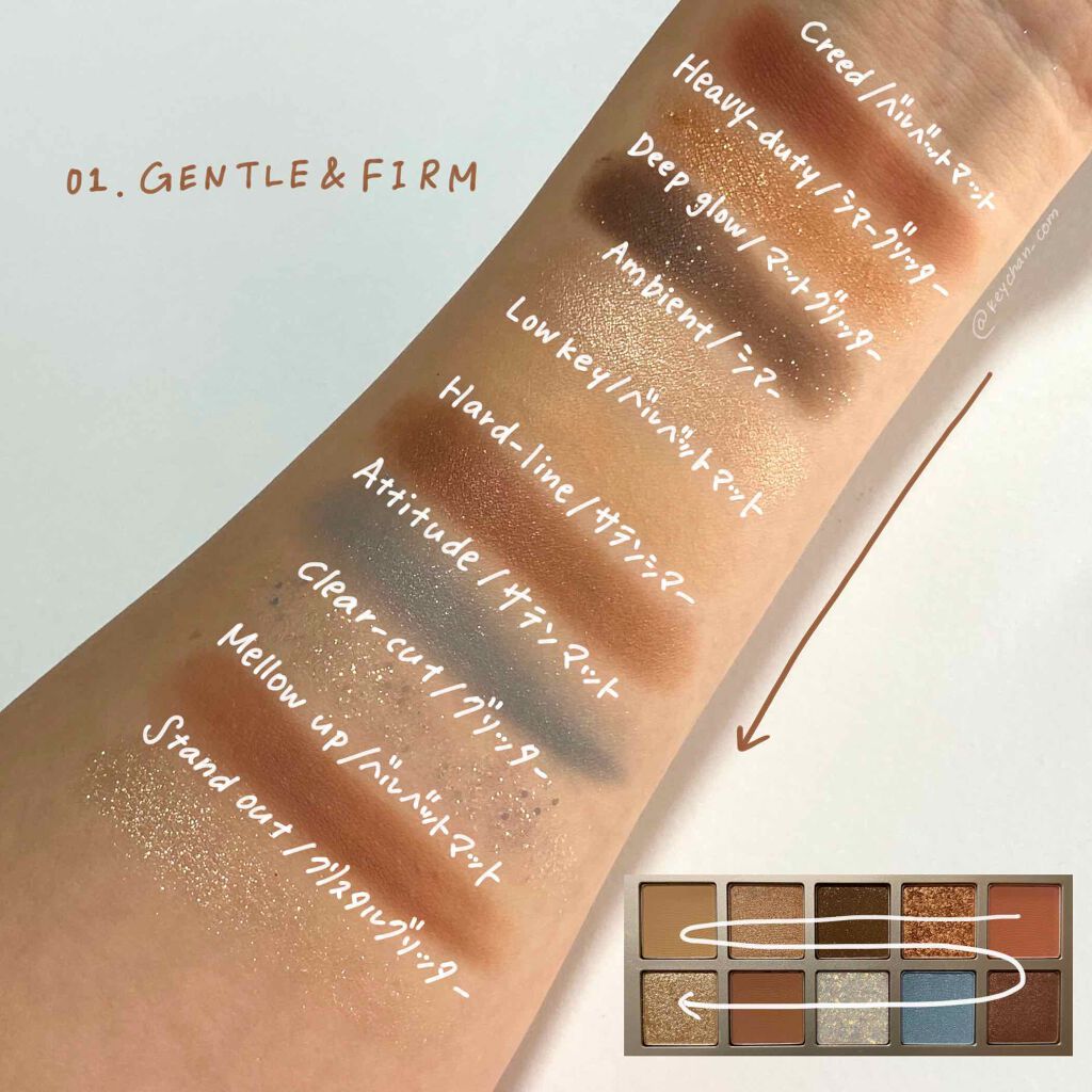 ニューデップスアイシャドウパレット/hince/アイシャドウパレットを使ったクチコミ（2枚目）