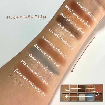 ニューデップスアイシャドウパレット/hince/アイシャドウパレットを使ったクチコミ(2枚目)