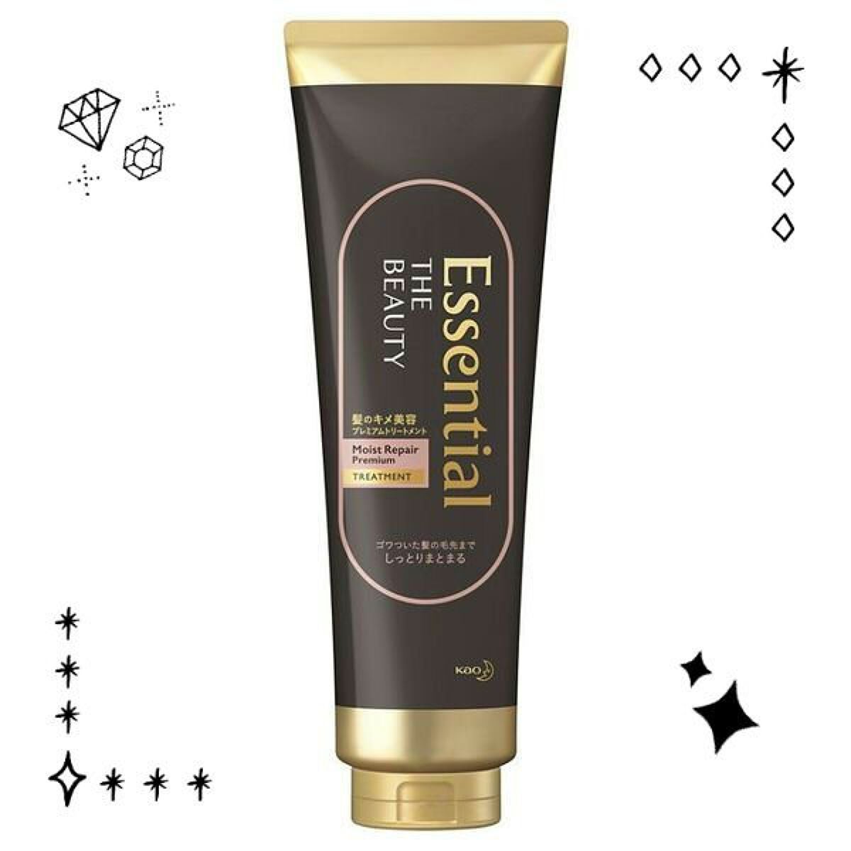 THE BEAUTY 髪のキメ美容プレミアムトリートメント<モイストリペアプレミアム>/エッセンシャル/洗い流すヘアトリートメントを使ったクチコミ(2枚目)