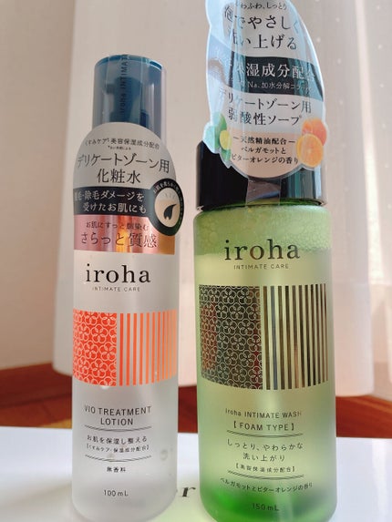 イロハ インティメートウォッシュ フォームタイプ  ベルガモットとビターオレンジの香り/iroha INTIMATE CARE/デリケートゾーンケアを使ったクチコミ(1枚目)