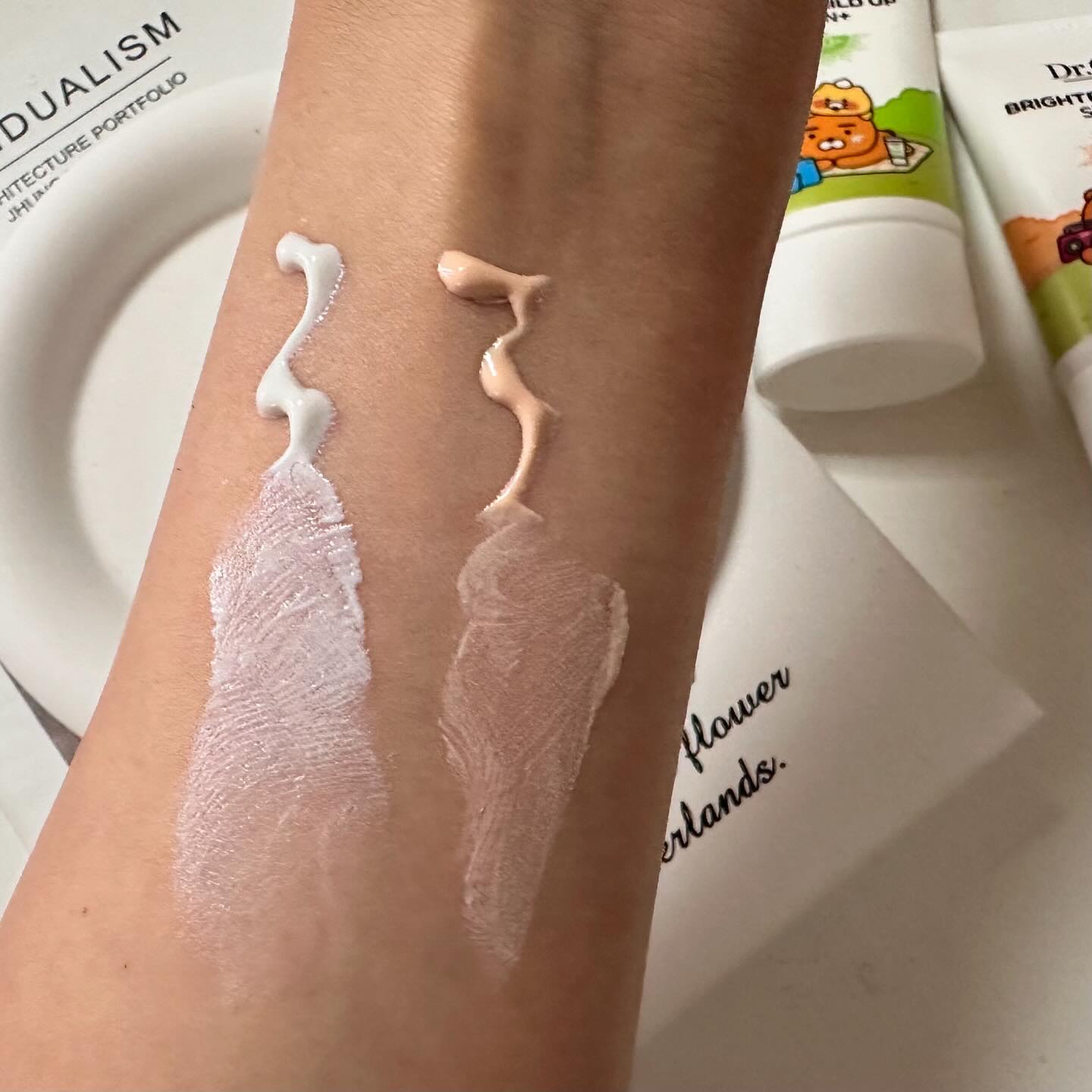 ブライトニングアップサンプラス/Dr.G/日焼け止めクリームを使ったクチコミ（3枚目）