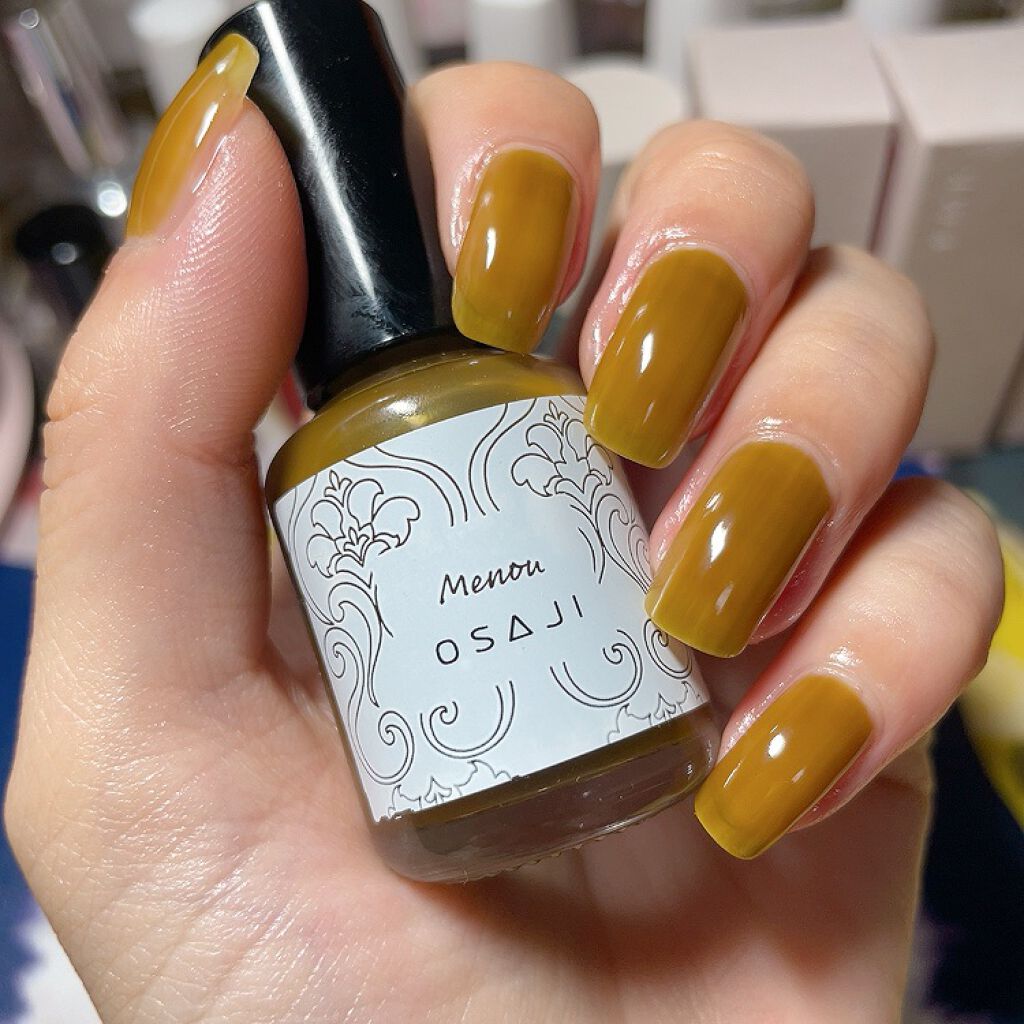 オサジ アップリフト ネイルカラー 27 Menou〈めのう〉/OSAJI/マニキュアを使ったクチコミ（2枚目）