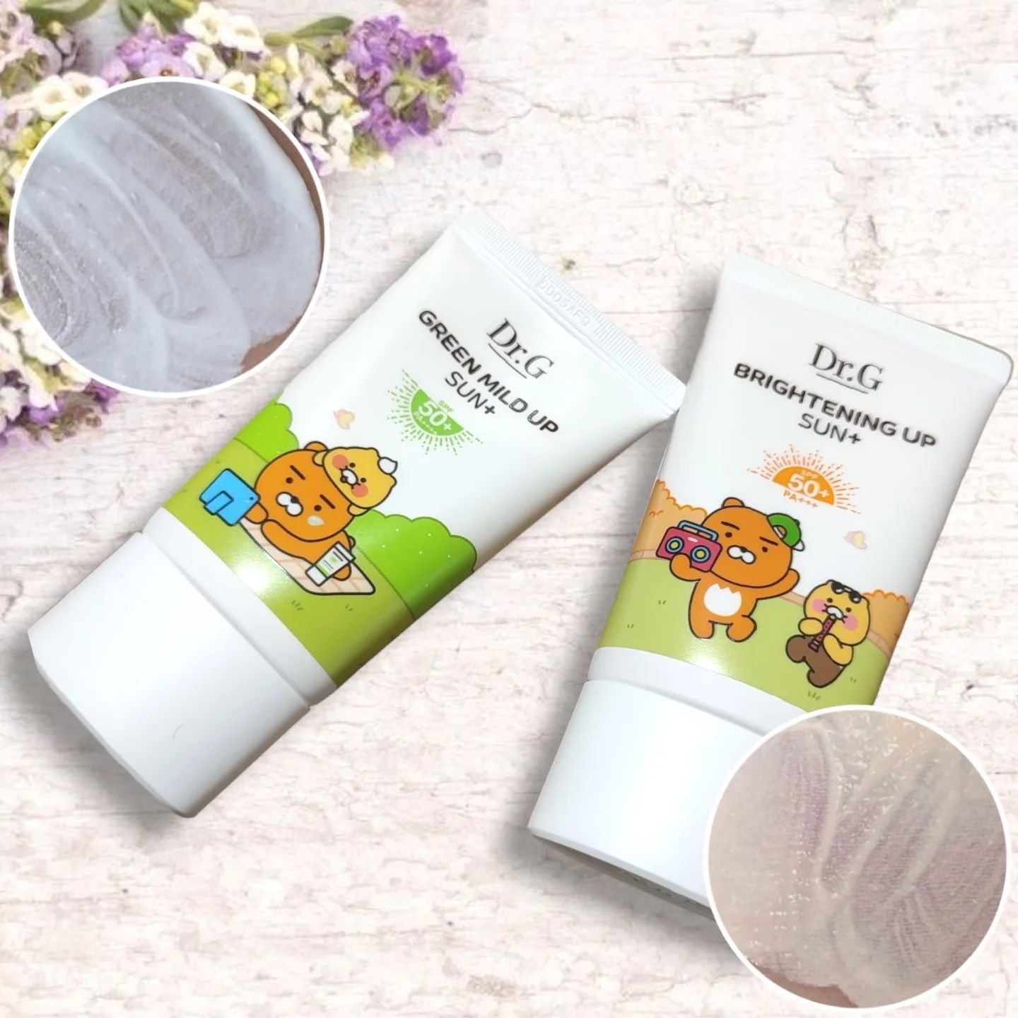 グリーンマイルドアップサンプラス/Dr.G/日焼け止めクリームを使ったクチコミ（3枚目）