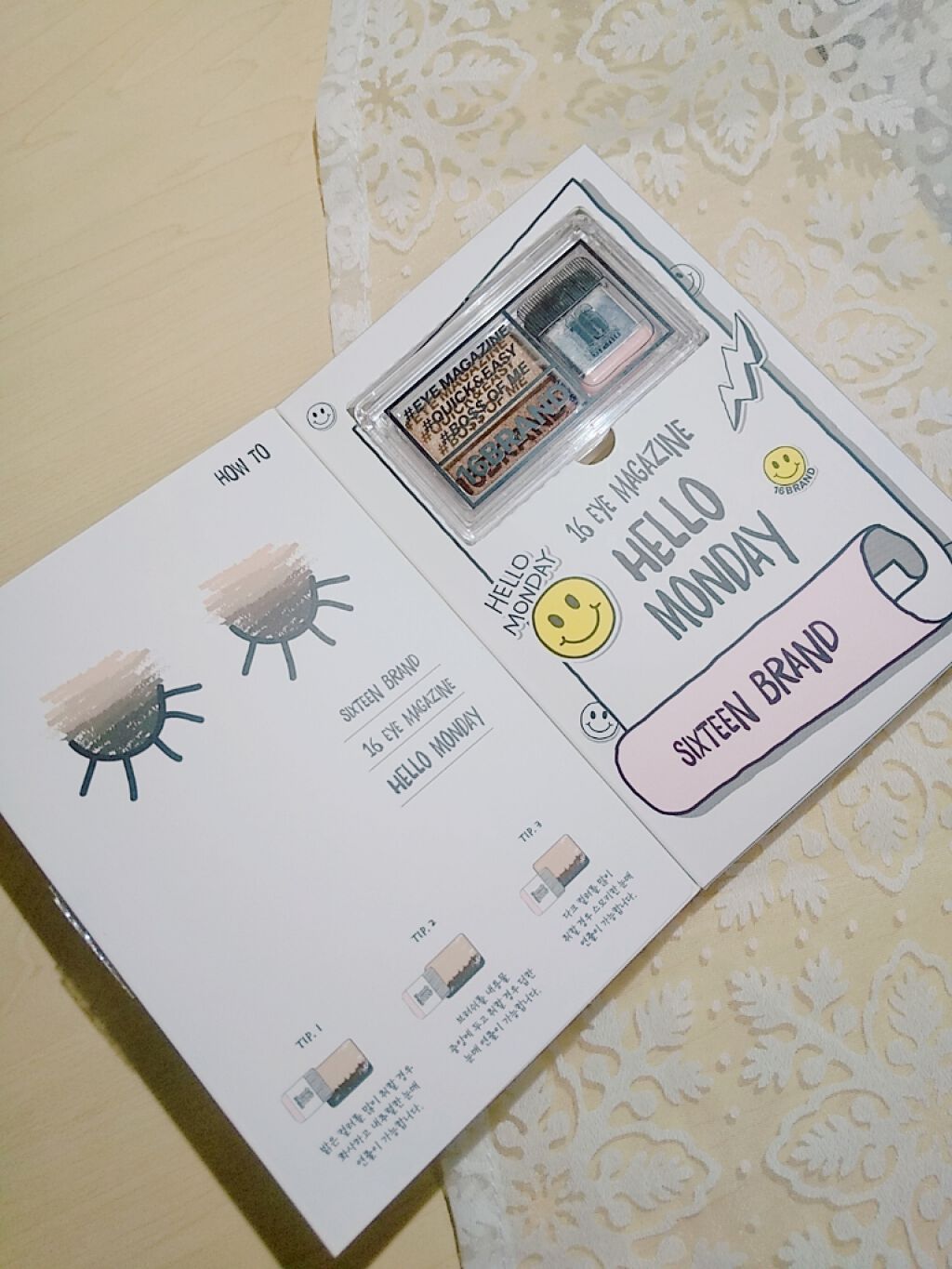 16 EYE MAGAZINE/16BRAND/アイシャドウパレットを使ったクチコミ(2枚目)