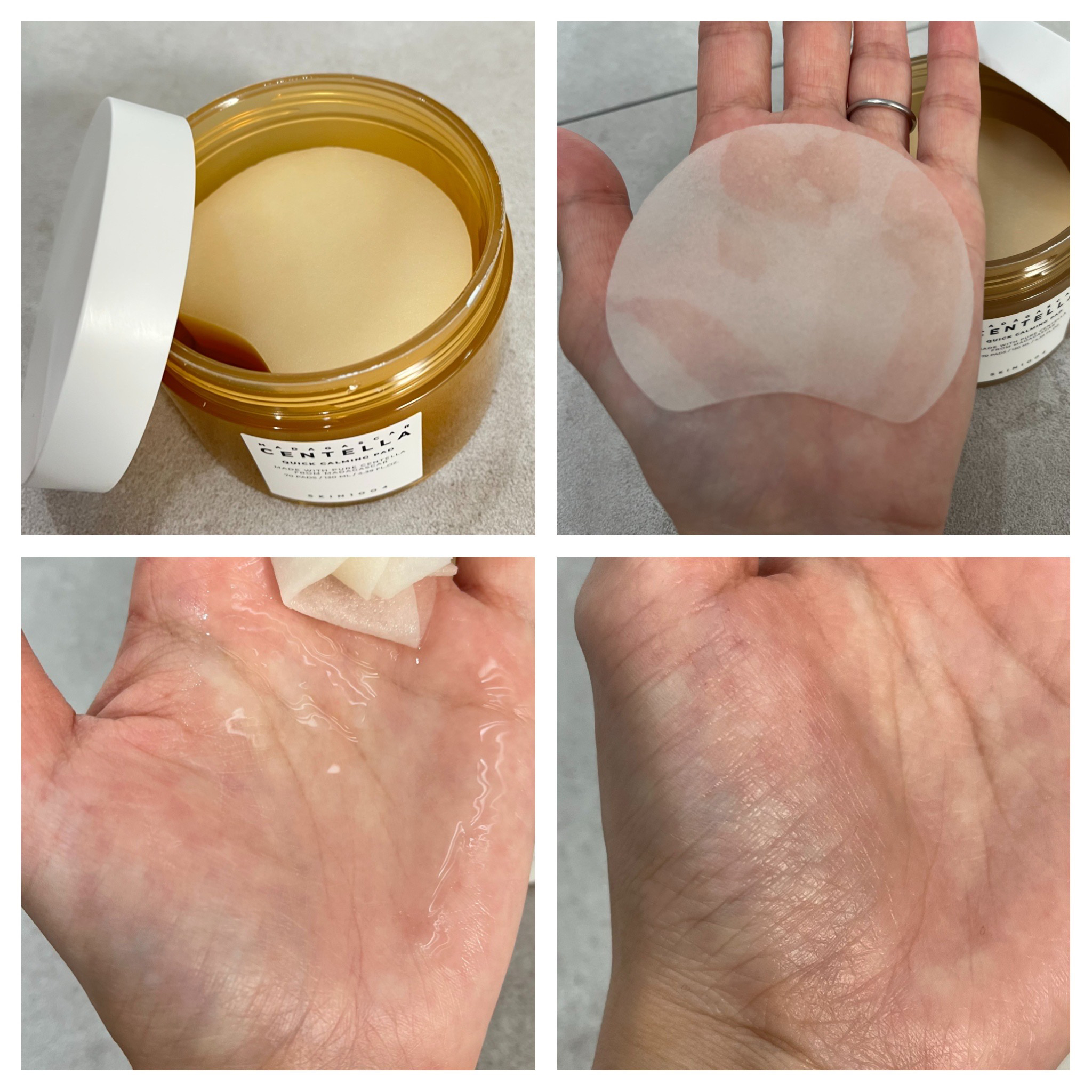 センテラ クイックカーミングパッド/SKIN1004/トナーパッドを使ったクチコミ（3枚目）