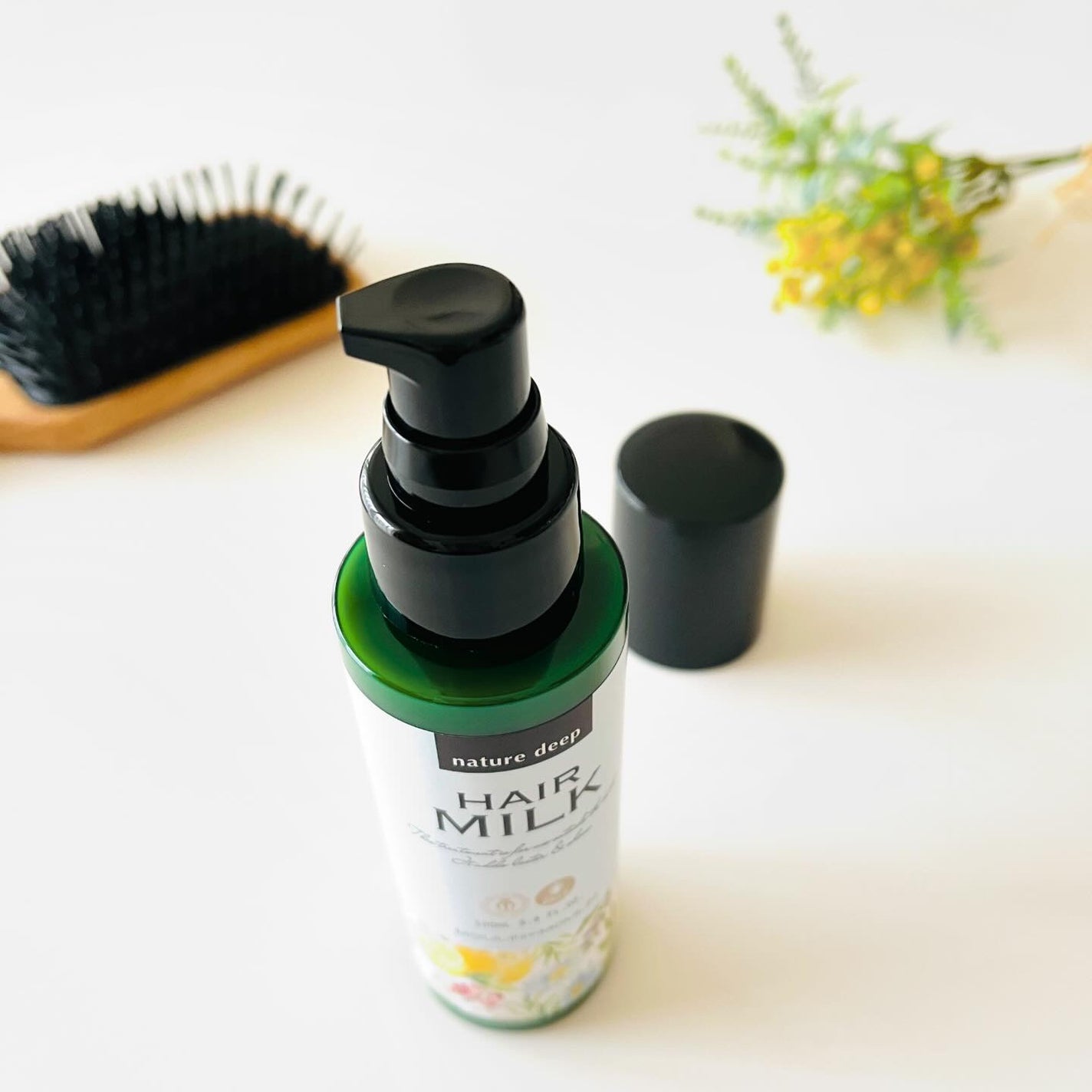 ツヤ髪ミルク/ネイチャーディープ /ヘアミルクを使ったクチコミ(2枚目)