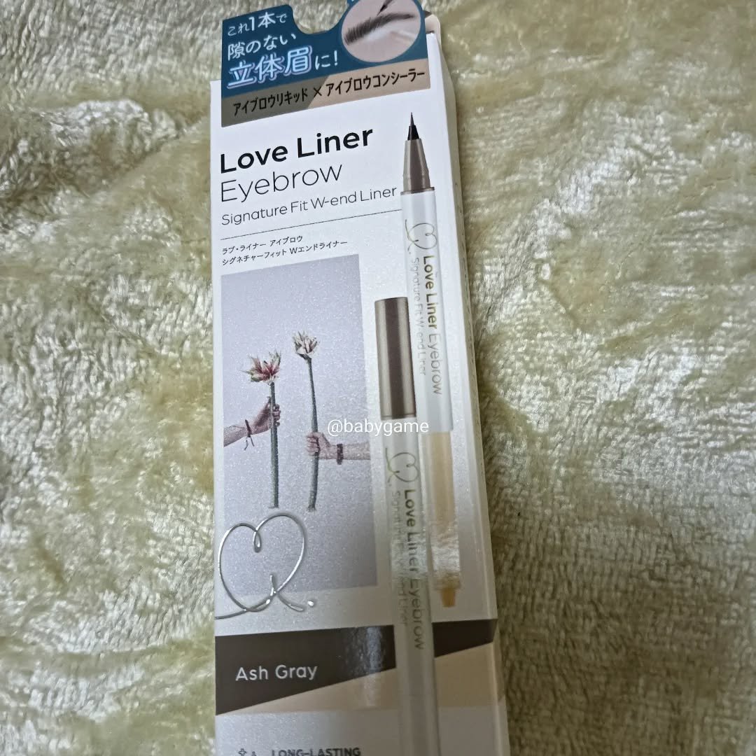ラブ・ライナー シグネチャーフィットWエンドライナー＜アイブロウ＞ アッシュグレー/ラブ・ライナー/リキッドアイブロウを使ったクチコミ（2枚目）