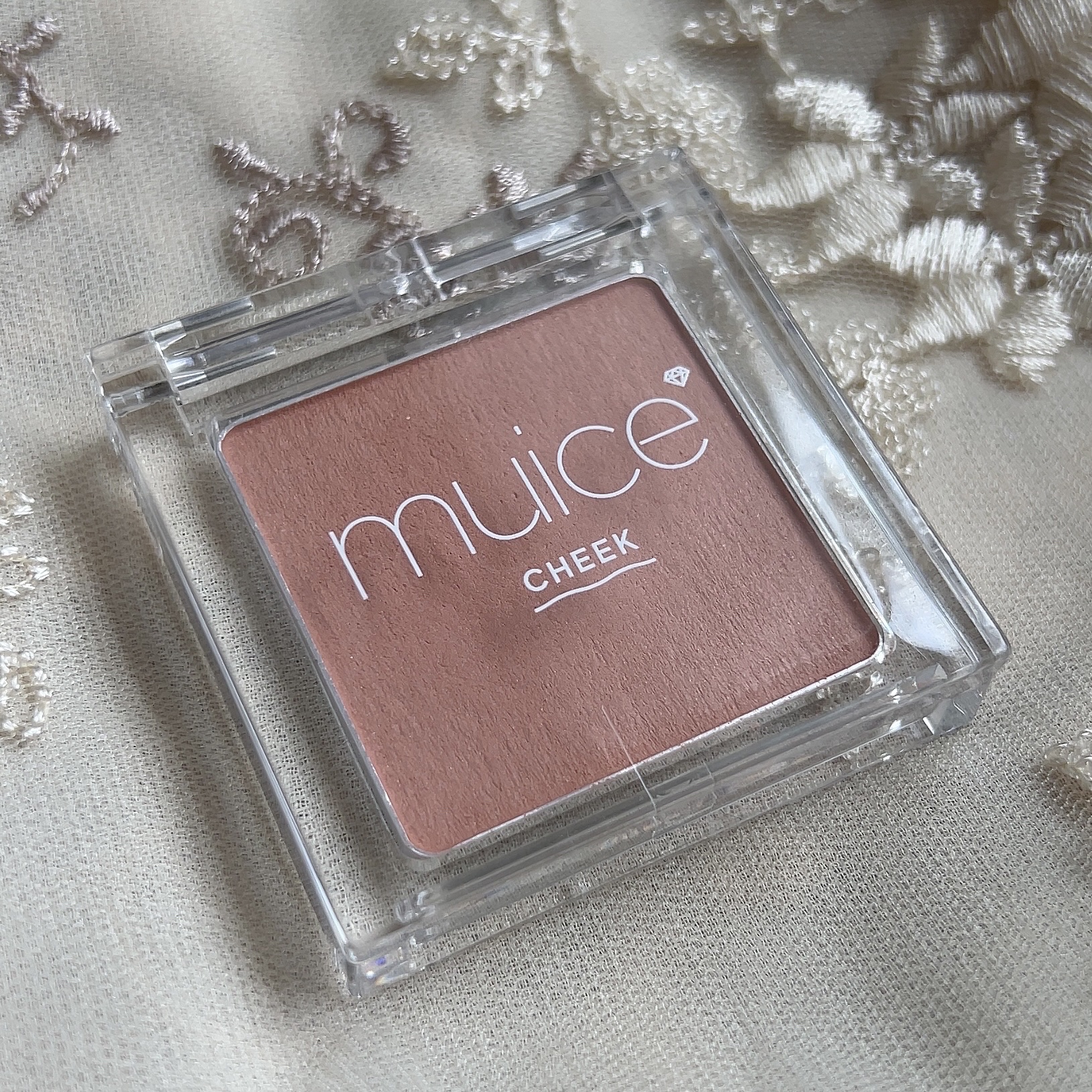 ぽわんチーク 02 ピュアビスケット/muice/パウダーチークを使ったクチコミ（1枚目）