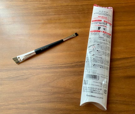 ダブルエンドアイブロウブラシ スマッジタイプ/ロージーローザ/メイクブラシを使ったクチコミ(3枚目)