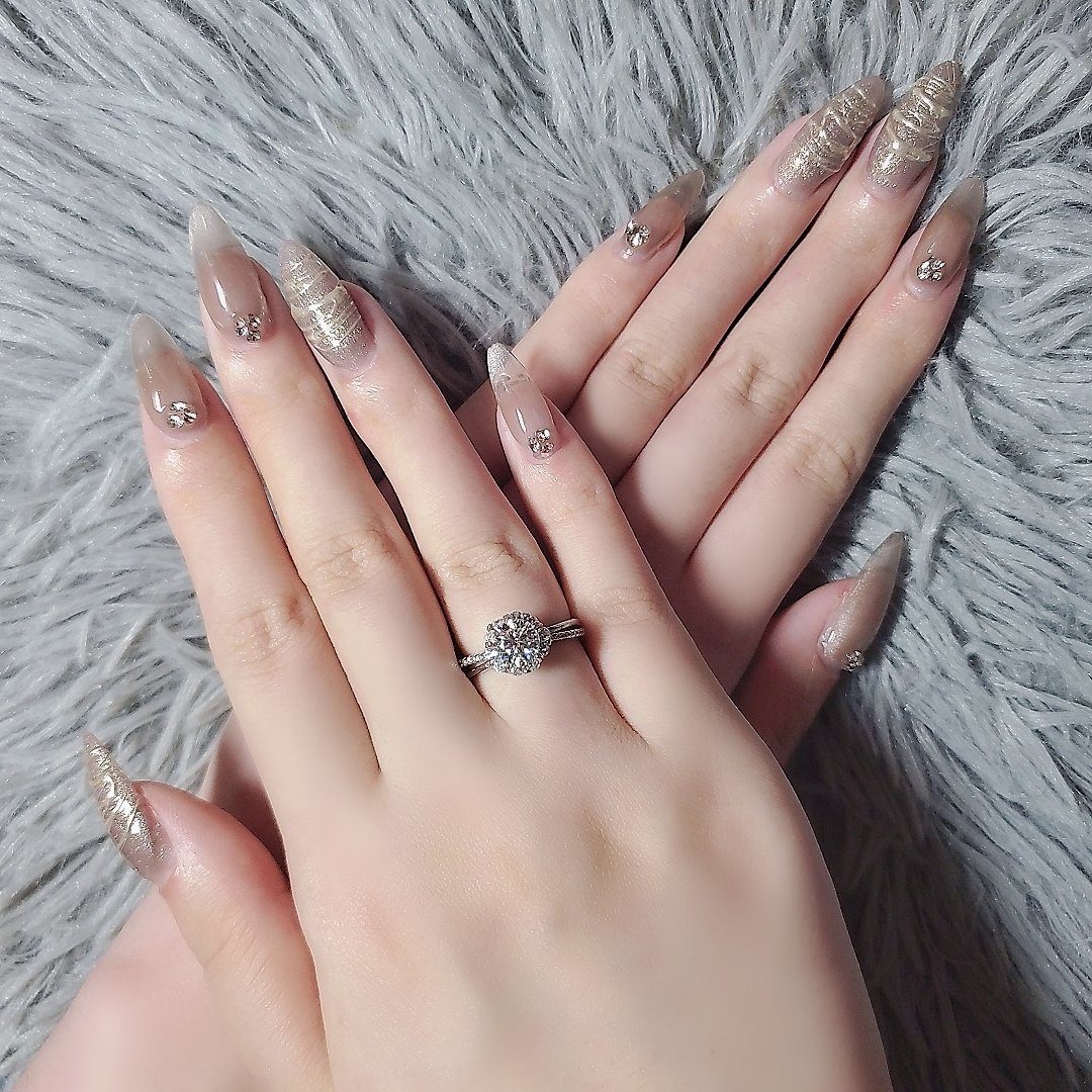 ハードトップジェル/LULUGEL/ジェルネイルを使ったクチコミ（3枚目）