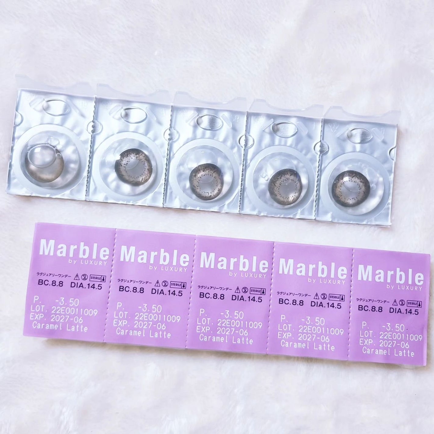 Marble by LUXURY(マーブルバイラグジュアリー)1day/Marble by LUXURY/ワンデー(1DAY)カラコンを使ったクチコミ(3枚目)