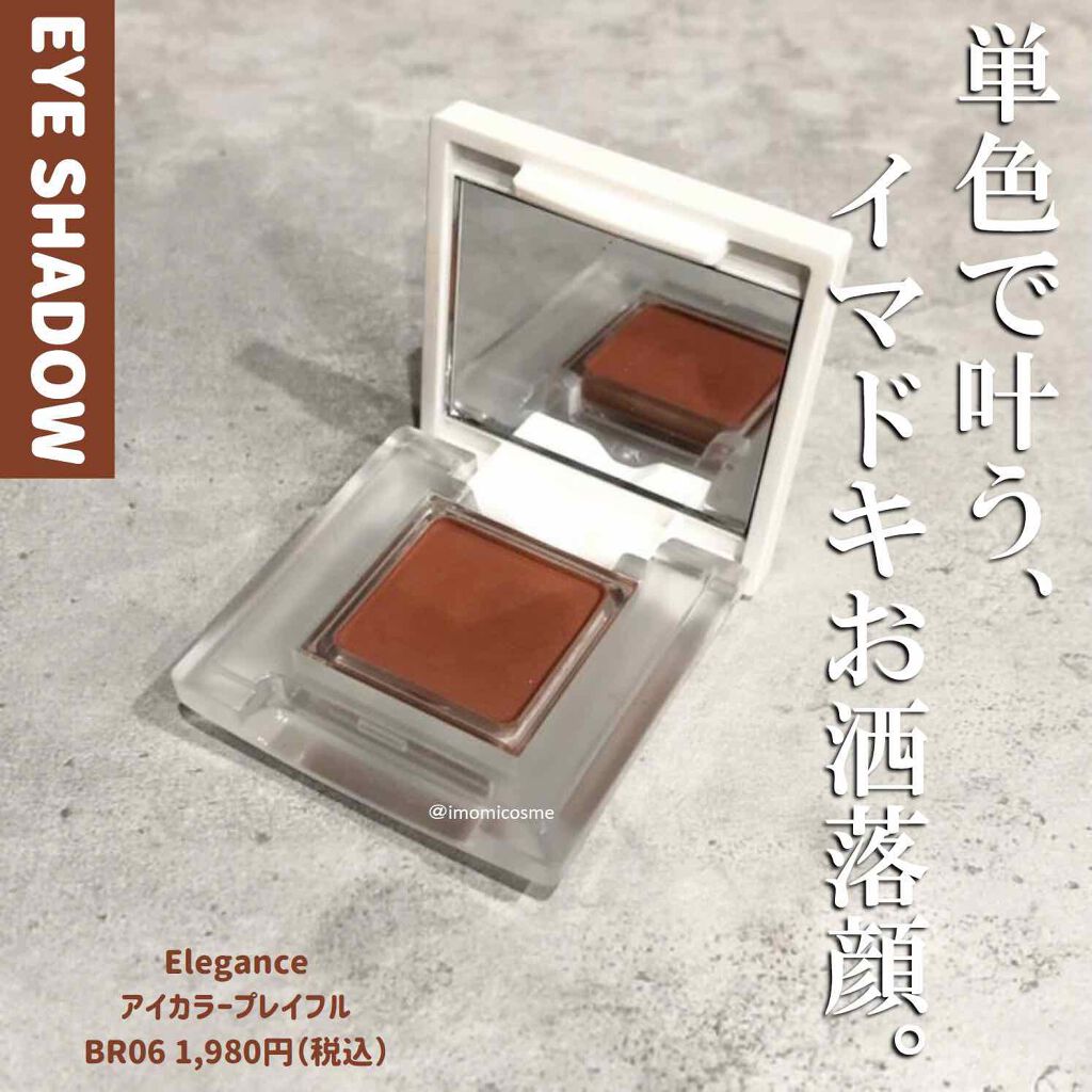 アイカラー プレイフル BR06/エレガンス クルーズ/単色アイシャドウを使ったクチコミ（1枚目）