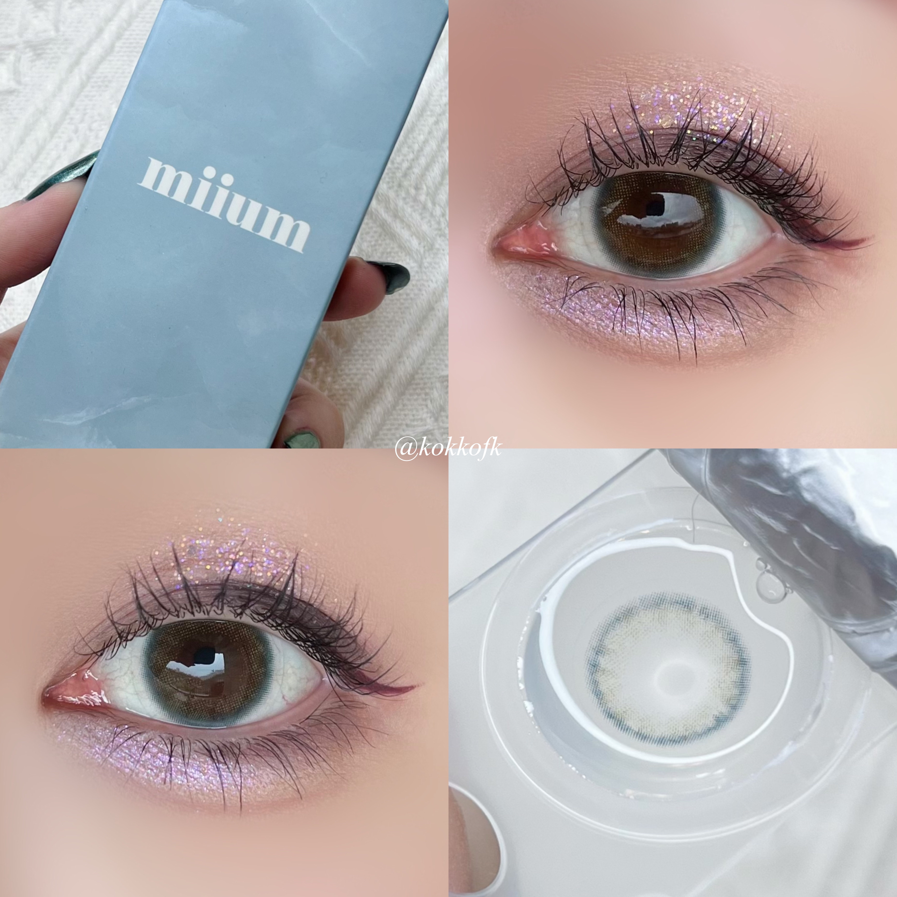 miium 1day つばめ/miium/ワンデー（１DAY）カラコンを使ったクチコミ（2枚目）